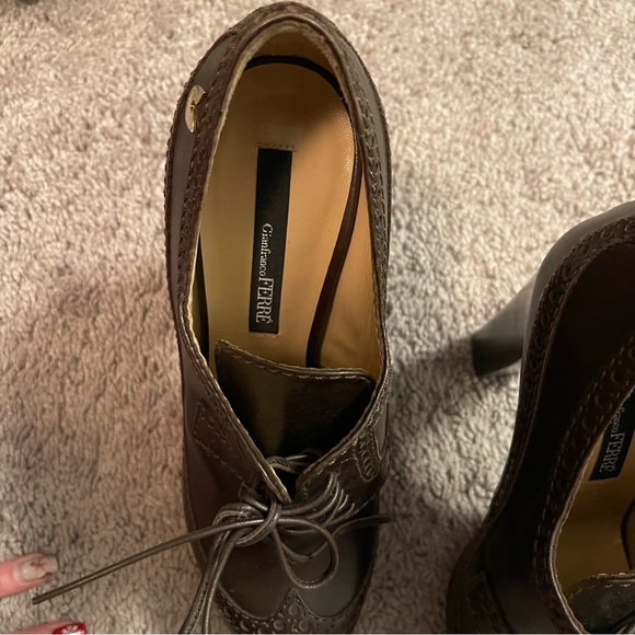 Gianfranco Ferre brown ankle boots - Picture 4 of 6